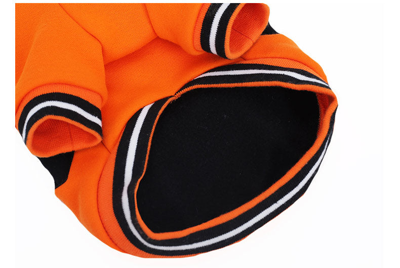 Puppy dog clothes halloween pumpkin costume